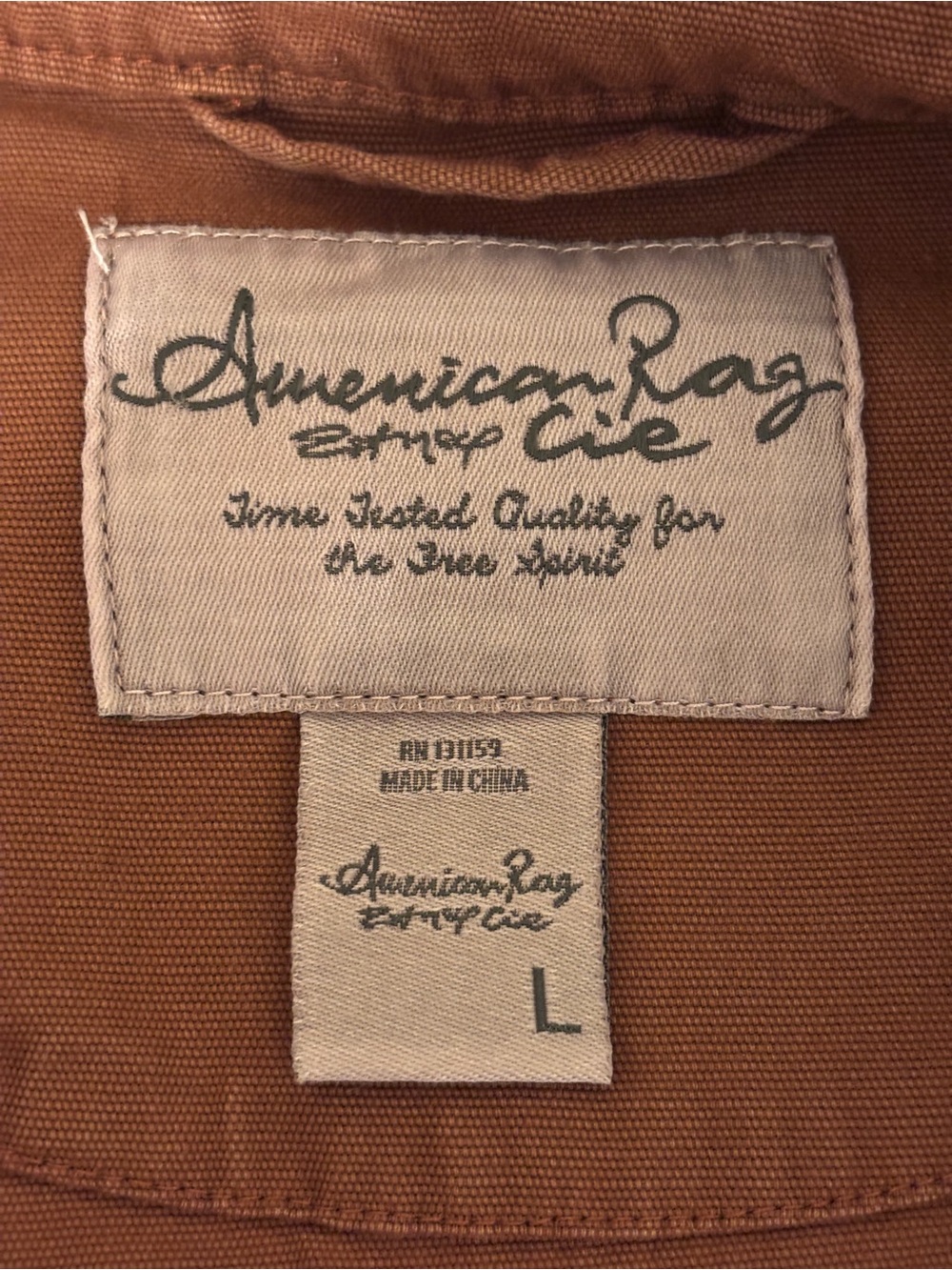 American Rag Women's Rust-Brown Utility Jacket - Picture 2 of 8